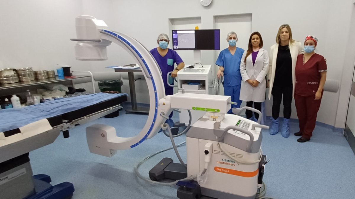 El nuevo Arco en C del Hospital “Madre Catalina Rodríguez” ya está operativo en Merlo