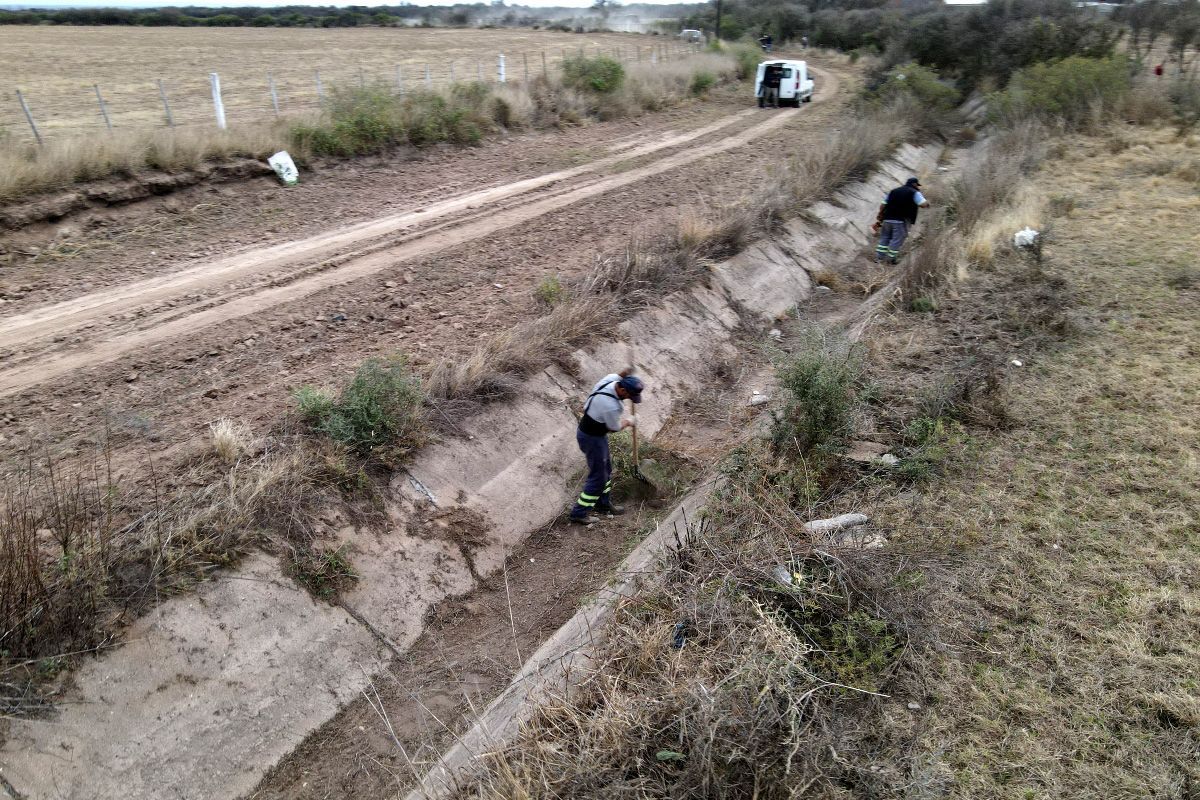 San Luis Agua trabaja en el Canal Matriz Renca – Santa Rosa