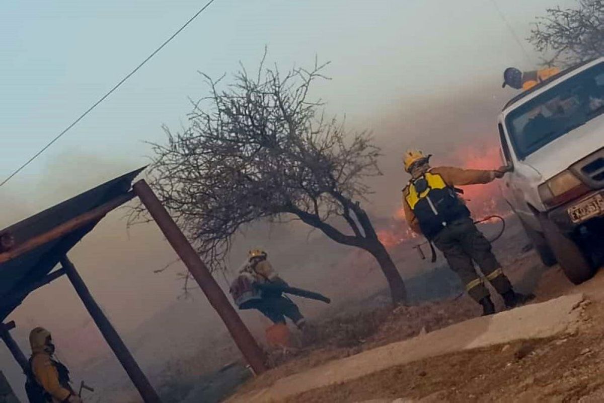 Incendios en El Trapiche: "La peor parte ya pasó"
