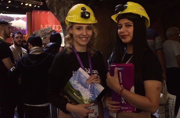 El stand de San Luis y una ambientación inspirada en La Carolina