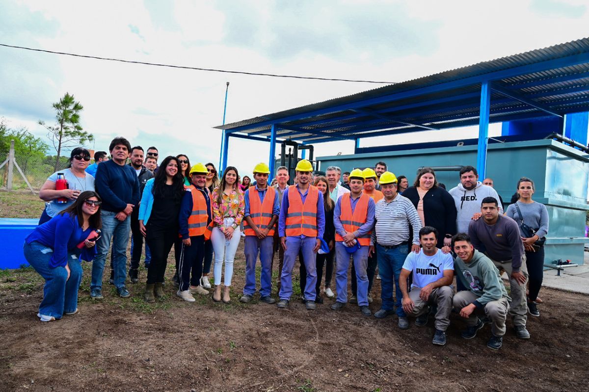 Inauguraron la moderna planta potabilizadora y la ampliación de la red de agua en Cortaderas