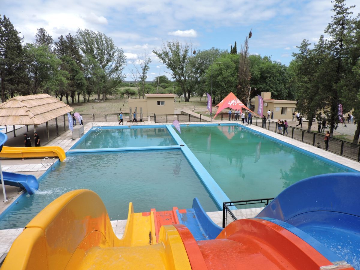 Concarán: Inauguraron el Parque Acuático y Recreativo Valle del Conlara
