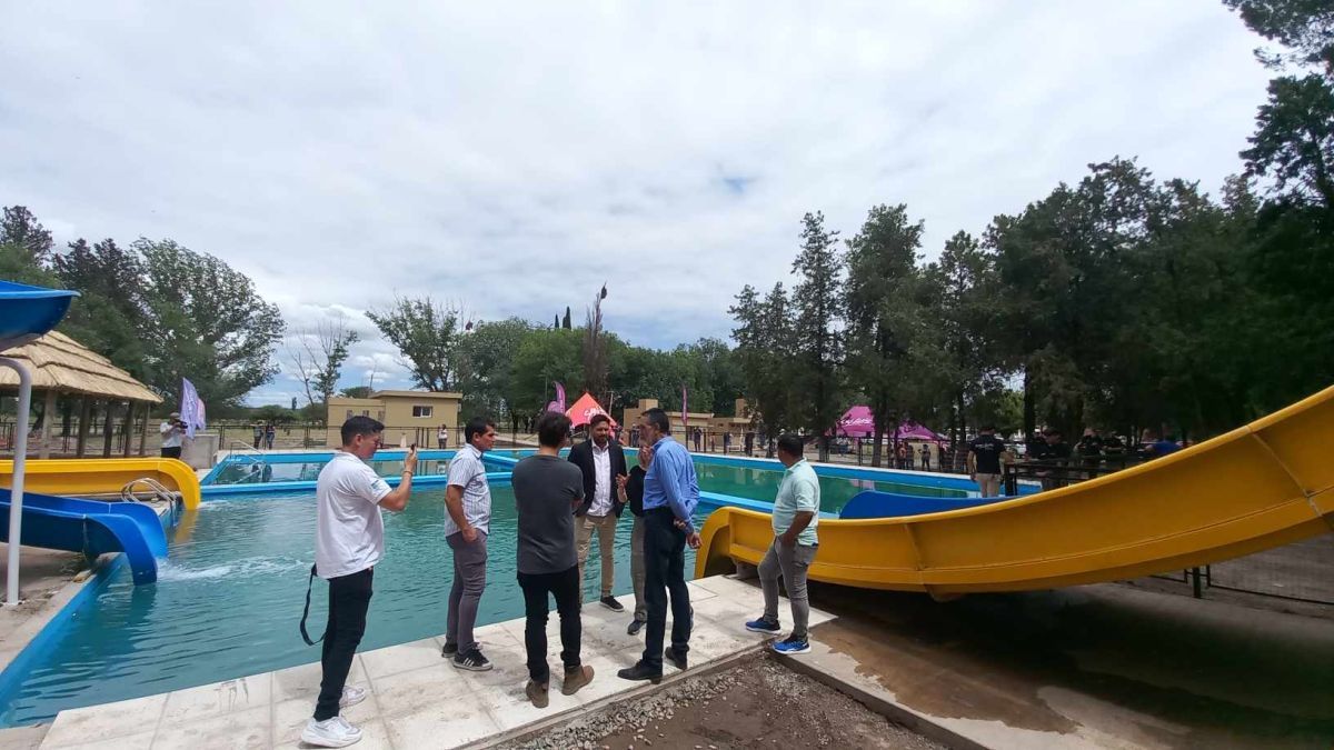 Concarán: Inauguraron el Parque Acuático y Recreativo Valle del Conlara