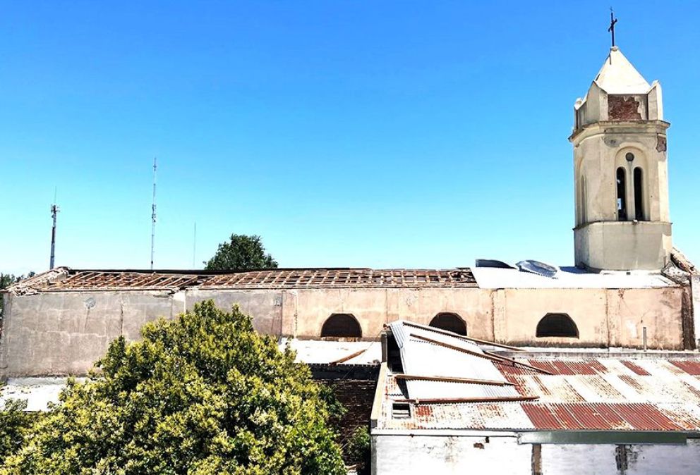 El Obispado de San Luis lanzó una campaña para reconstruir la iglesia de Concarán