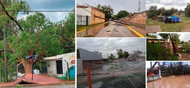 Otra vez, un fuertísimo temporal hizo estragos en Concarán | El ...