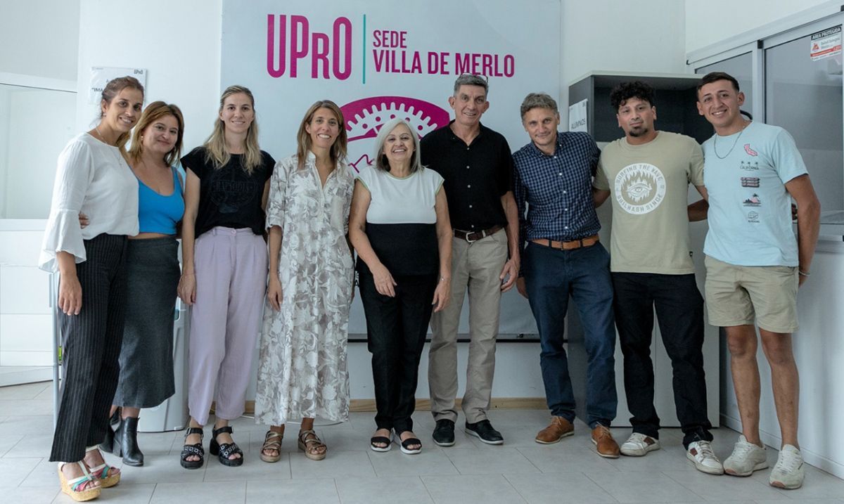 La rectora de la UNLC visitó la UPrO Merlo 