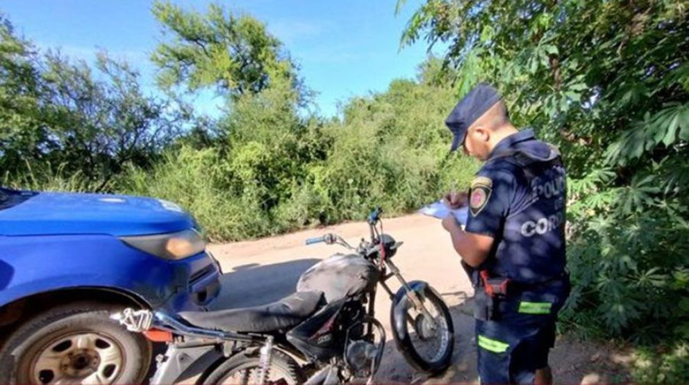 La Policía incautó una moto que tenía el número de motor adulterado
