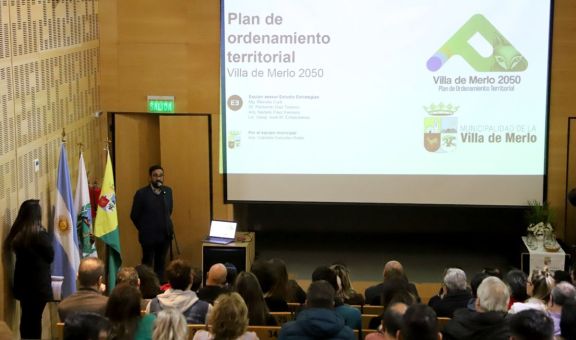 El municipio presentó el Diagnóstico Urbanístico de la Villa de Merlo