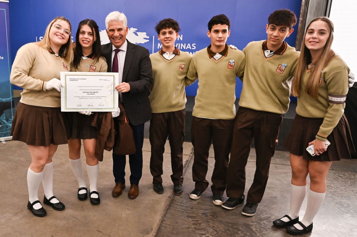 Alumnos de toda la provincia hicieron la "Promesa de Cuidado Ambiental"