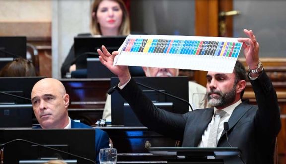 El Senado aprobó en general la Boleta Única de Papel y el proyecto vuelve a Diputados