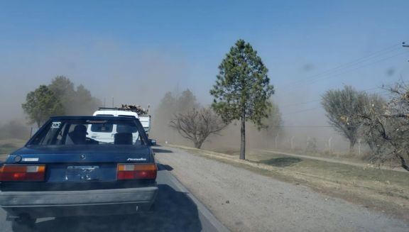 Nueva alerta por vientos fuertes para el norte de San Luis