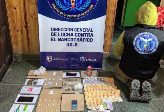 La Policía anuló un centro de venta de drogas Concarán