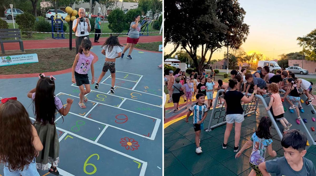 Los Molles: puesta en valor de la Plaza General San Martín