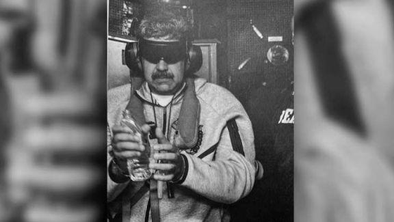 La imagen de Nicolás Maduro capturado