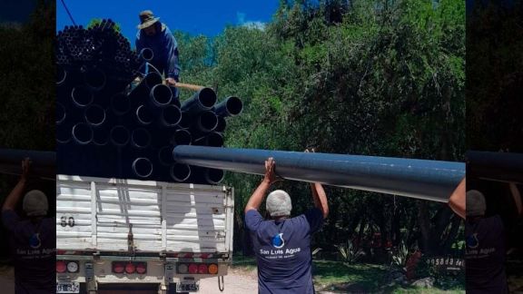 Importantes obras hídricas en Cortaderas