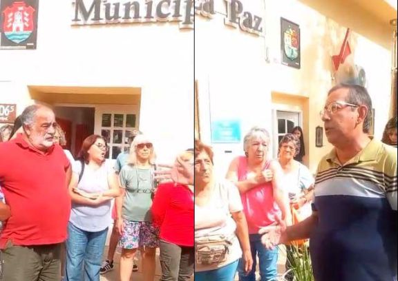 Vecinos de La Paz reclaman para que no retiren los únicos cajeros automáticos de la localidad