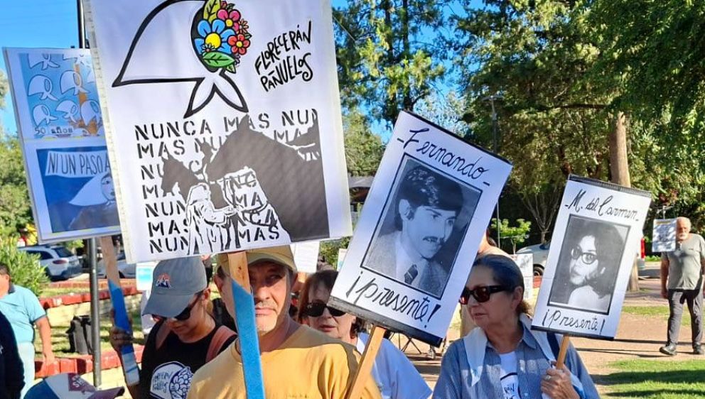 Carpintería volvió a latir fuerte por Memoria, Verdad y Justicia