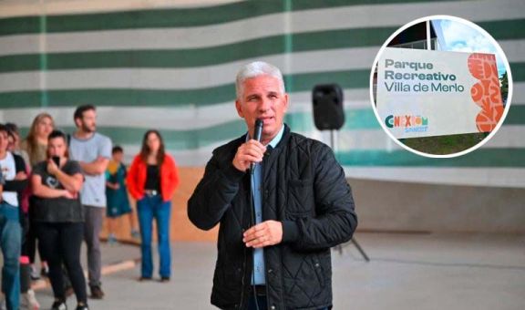 La Provincia terminará la obra del Polideportivo techado del Parque Recreativo en Villa de Merlo