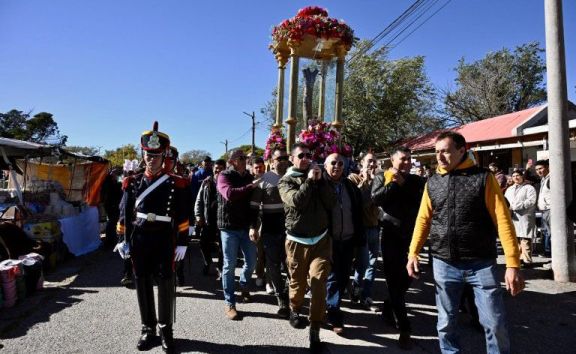 Multitudinaria celebración en Renca: miles de fieles participaron de la festividad del Cristo del Espino