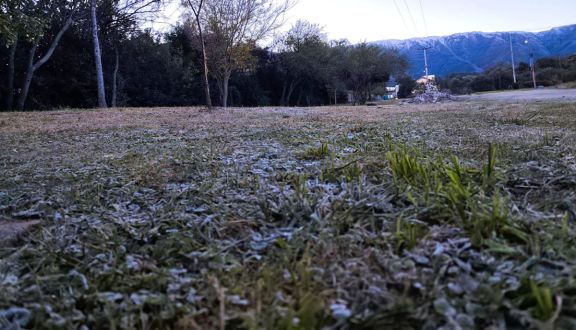 San Martín registró la temperatura más baja de San Luis con -9°C