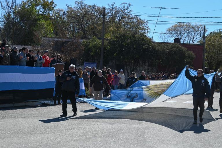 Renca homenajeó a Juan Pascual Pringles en el Día del Granadero Puntano