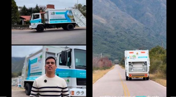 Primer Camión Compactador para Los Molles