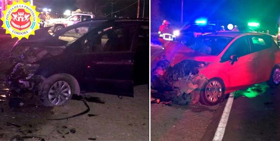 Ruta 14: una mujer murió tras un choque entre dos vehículos en Traslasierra