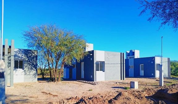 Las obras de viviendas registran importantes avances en Carpintería, Talita y Los Molles