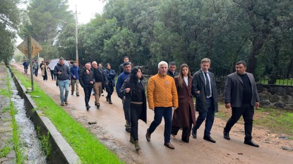 El Gobierno inauguró una obra que permitirá recuperar un 40% del agua en Cortaderas