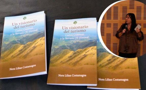 Nora Costamagna presentó un libro que rescata el legado de Carlos Contursi en Merlo