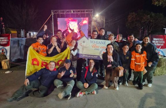 Bomberos Voluntarios de Tilisarao celebró una multitudinaria jornada y ya tiene al ganador de la casa de la Rifa 2025–2026