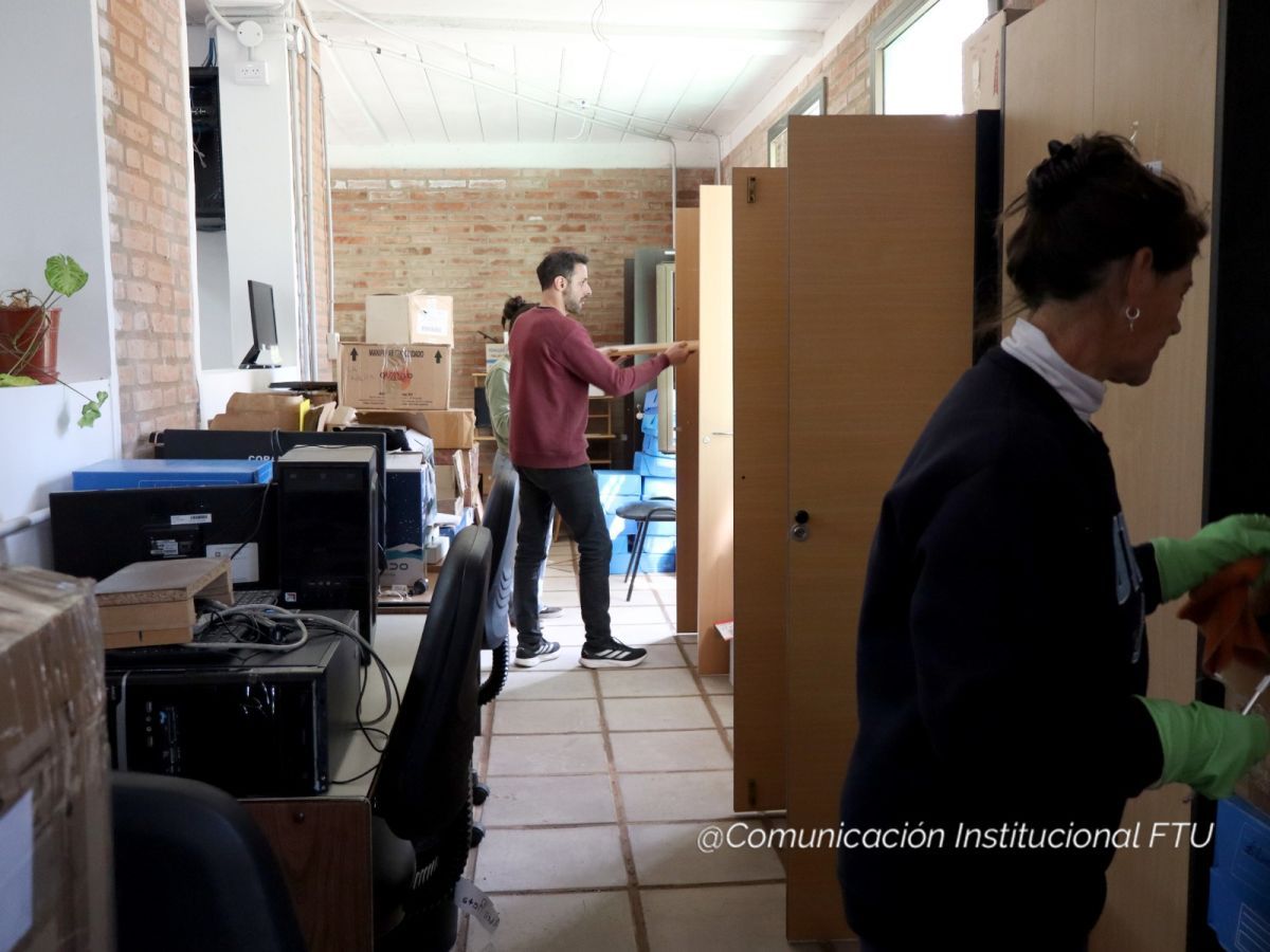 La FTU completó la mudanza de sus oficinas al Campus Universitario