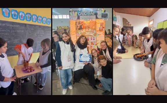 De cáscaras de huevo a tizas, el proyecto de chicos de 5° grado que llegó a la Feria de Ciencias