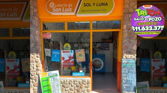 Un golpe de suerte en Cortaderas: un apostador ganó el pozo histórico del Tritón