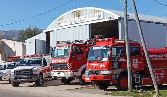 Carpintería destina $2 millones a Bomberos Voluntarios ante la demora de subsidios nacionales