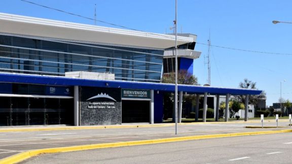El Aeropuerto del Valle del Conlara mantendrá dos frecuencias semanales durante septiembre