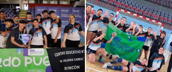 El Centro Educativo Nº 26 “María Palmira Cabral de Becerra” alcanzó dos subcampeonatos provinciales en handball