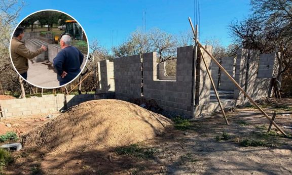 Avanza la construcción del nuevo Centro de Jubilados de Los Molles