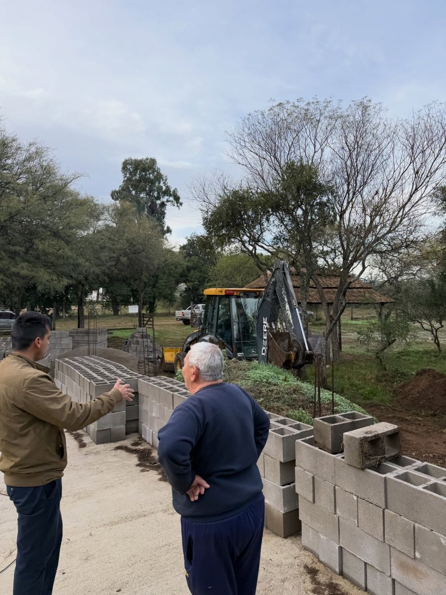 Avanza la construcción del nuevo Centro de Jubilados de Los Molles