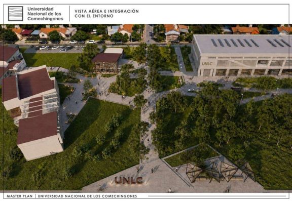 La UNLC proyecta un campus con nuevos edificios, aulas y espacios de integración con la ciudad