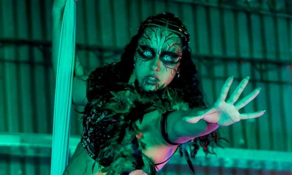 Delfina Goymil clasificó a la final nacional de acrobacia en telas