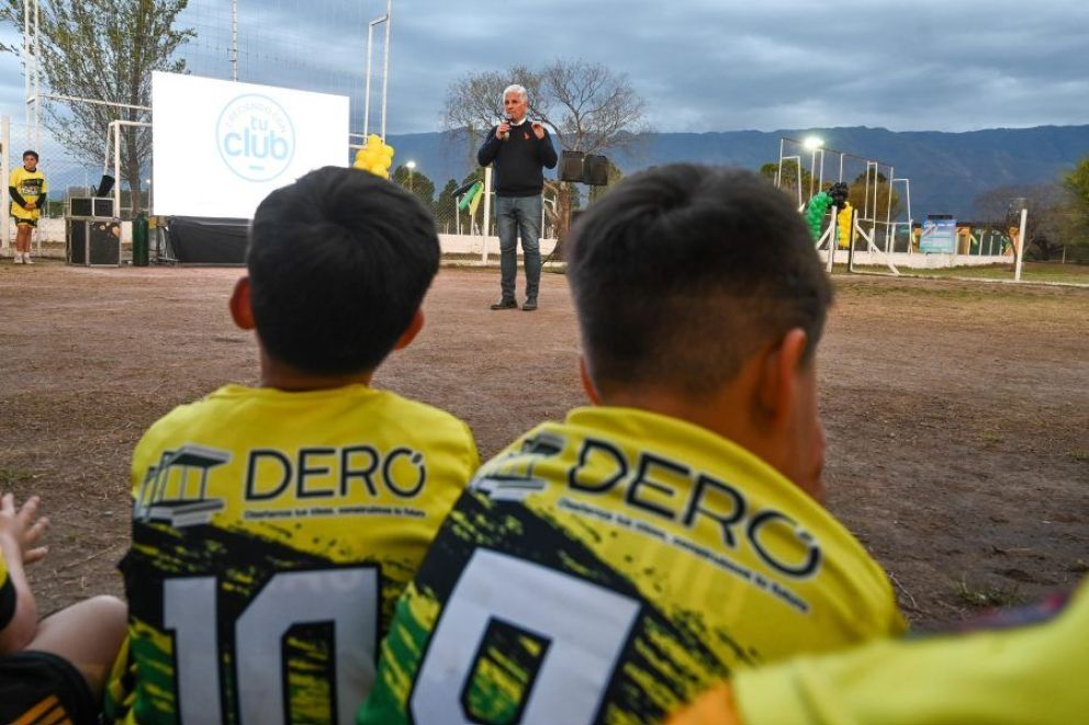 Inauguraron obras en dos clubes deportivos de Villa de Merlo