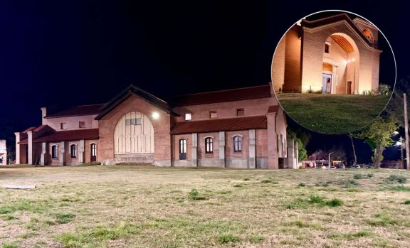 Instalaron cámaras e iluminación para reforzar la seguridad de la Parroquia de Merlo