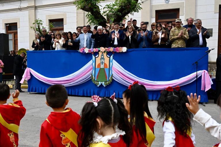 Santa Rosa del Conlara celebró sus 168 años con un desfile de más de 50 instituciones
