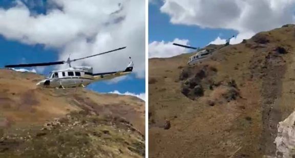 Solicitaron un helicóptero para rescatar a un turista herido en las Sierras de Merlo