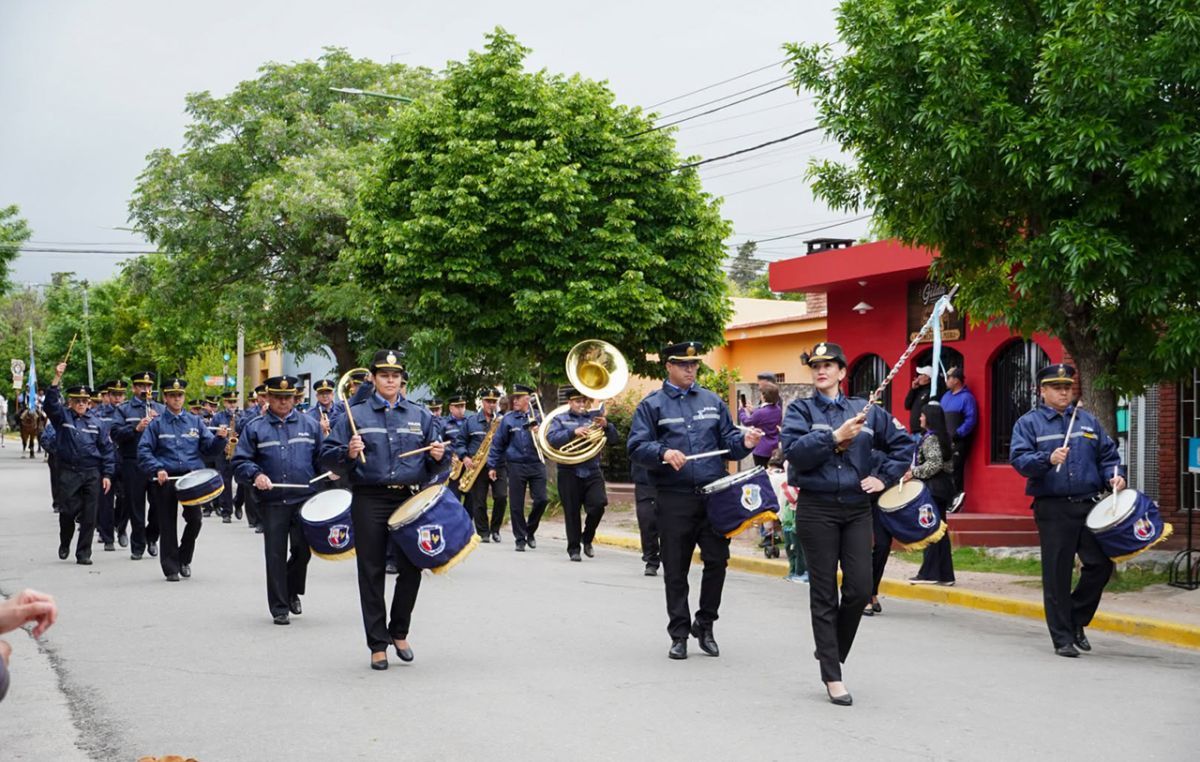 Cortaderas celebró sus 193 años con un acto protocolar y desfile cívico-militar